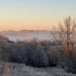 Winter scenery at Badlands Heritage Guest Ranch