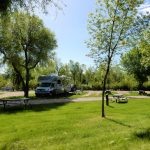 RV campsites in Spearfish, in the northern Black Hills, at Chris' Campground