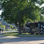 RV campsite at Hart Ranch Camping Resort Club in Rapid City SD