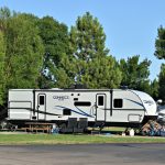 RV campsite at Hart Ranch Camping Resort Club in Rapid City SD