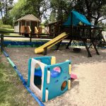 Playground at Hidden Lake Campground in Hot Springs South Dakota