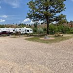 RV sites at Hidden Lake Campground in Hot Springs South Dakota