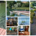 Hidden Lake Campground and Resort in Hot Springs SD collage of scenes