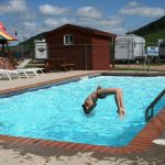 No Name City Luxury Cabins & RV in Sturgis SD swimming pool