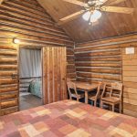 Wickiup Cabins in Lead South Dakota modernized rustic cabin interior
